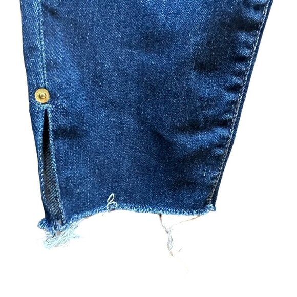 Frame Denim Le High Skinny Walgrove Raw Hem Slit Distressed Jeans Size 27 - Picture 8 of 10